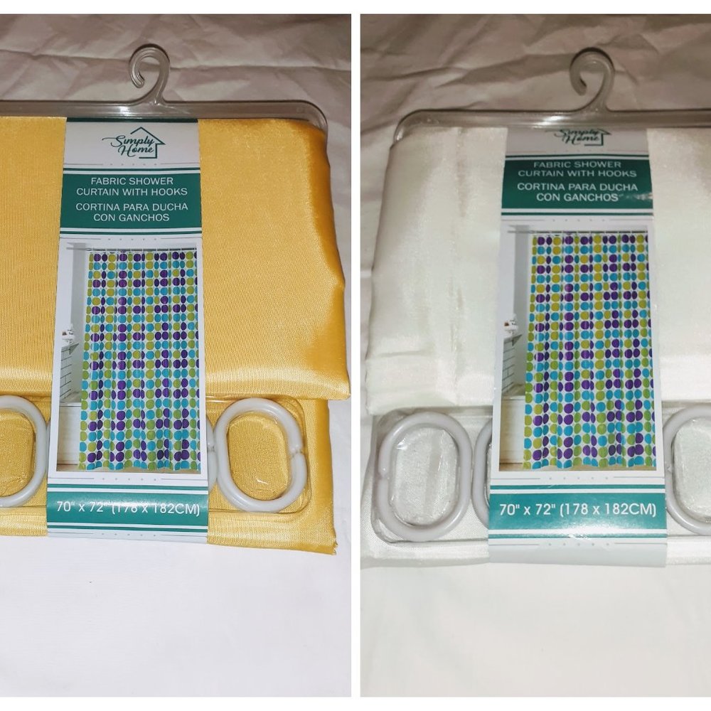SALE 2 SHOWER CURTAINS 70""X72